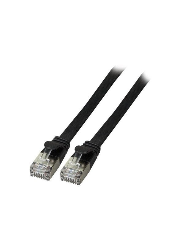 EFB Elektronik K5545SW.0,15 netwerkkabel Zwart 0,15 m Cat6a U/FTP (STP)