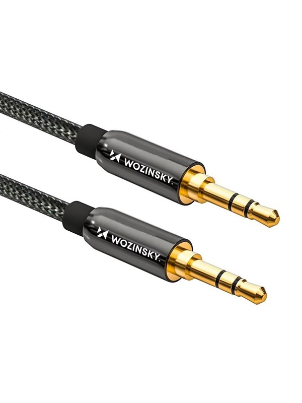 Wozinsky universal mini jack cable 2x AUX cable 2