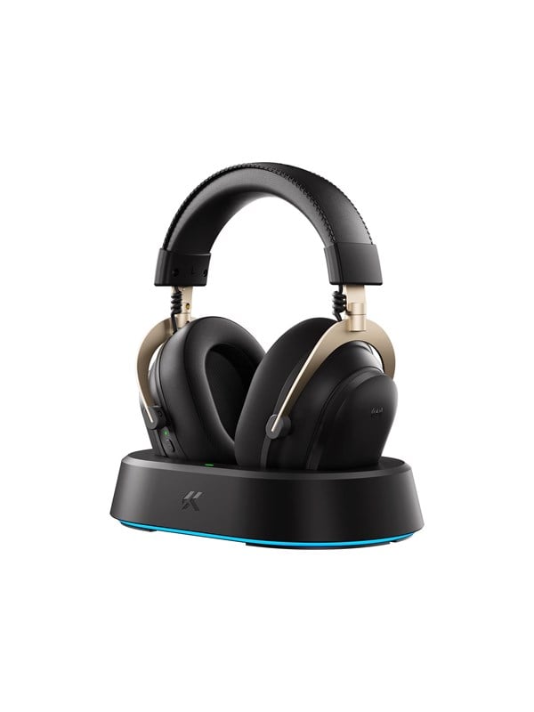 MCHOSE V9 Turbo+ Wireless Gaming Headset - Black Gold