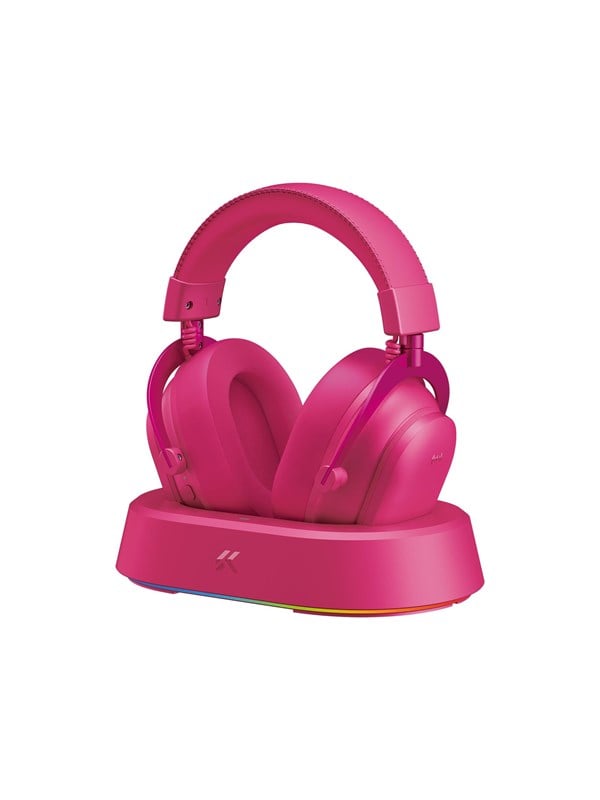 MCHOSE V9 Turbo+ Wireless Gaming Headset - Berry Red