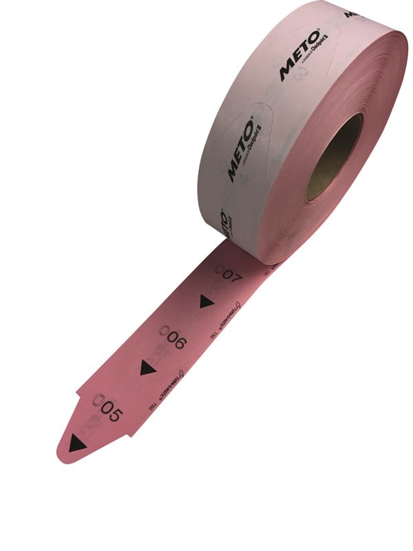 METO Pink T80 tickets for D80 dispenser