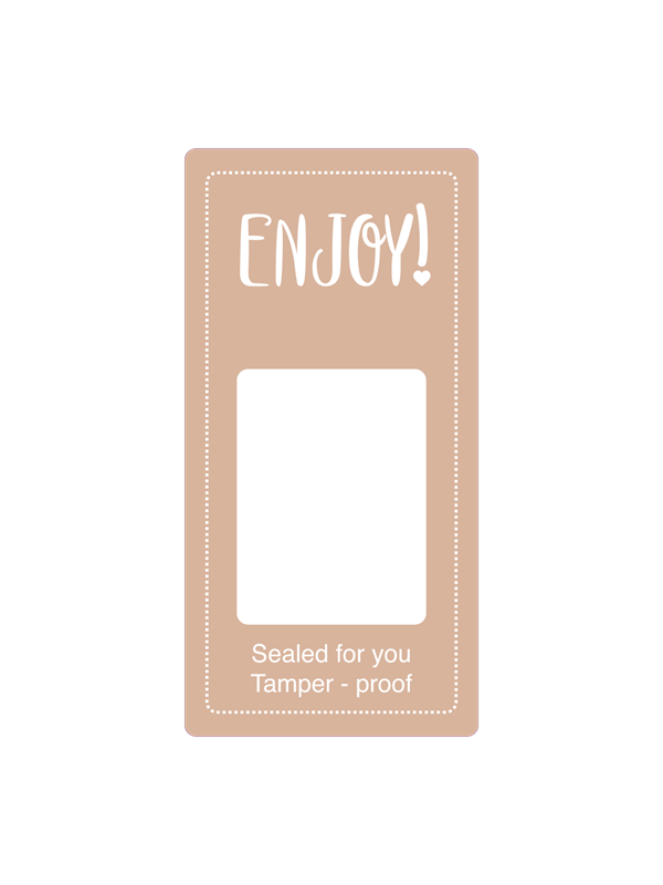 METO Sealing secure label 50x100 Enjoy!