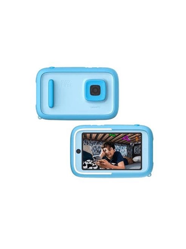 myFirst Camera 50 Blauw - kindercamera - compact camera - digitale kindercamera - fototoestel voor kinderen - AI video en muziek - AR Filters - selfie light - Voice over