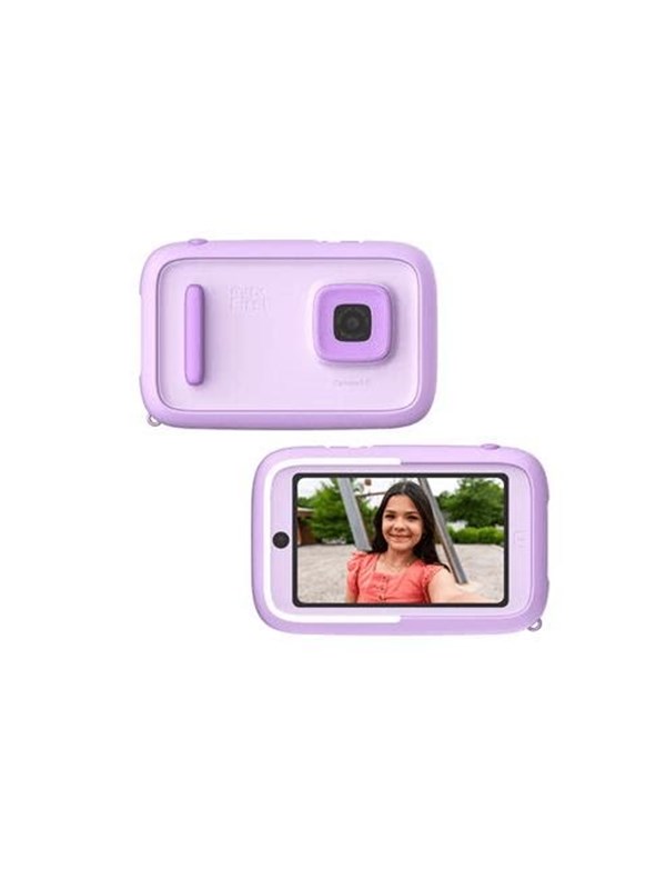 myFirst Camera 50 Paars - kindercamera - compact camera - digitale kindercamera - fototoestel voor kinderen - AI video en muziek - AR Filters - selfie light - Voice over