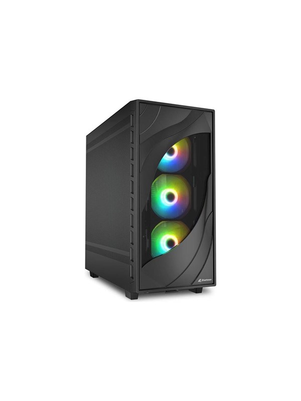 Sharkoon Rebel C80M - Case - Tower - Zwart