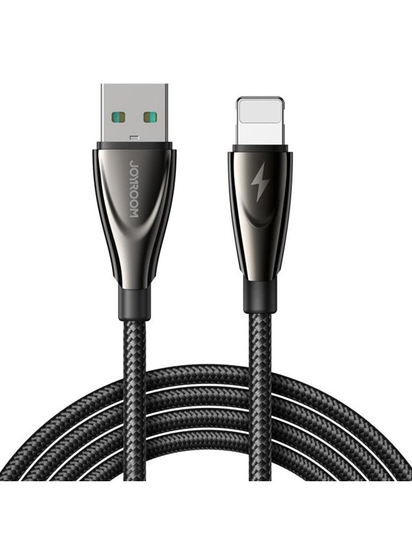 Joyroom Pioneer Series SA31-AL3 USB-A / Lightning 3A 1.2m Cable - Black