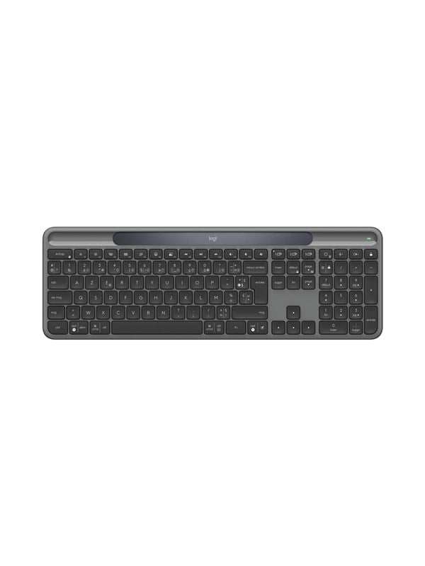 Logitech K980 Signature Slim Solar+ for Business - Toetsenbord - Frans - Grijs