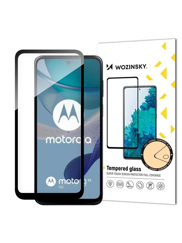 Wozinsky Full Glue Tempered Glass for Motorola Moto G53