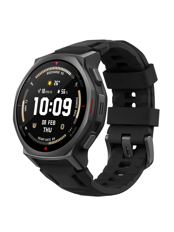 Amazfit T-rex 3 Pro 3,35 cm (1.32") AMOLED 44 mm Digitaal 466 x 466 Pixels Touchscreen Zwart Wifi GPS