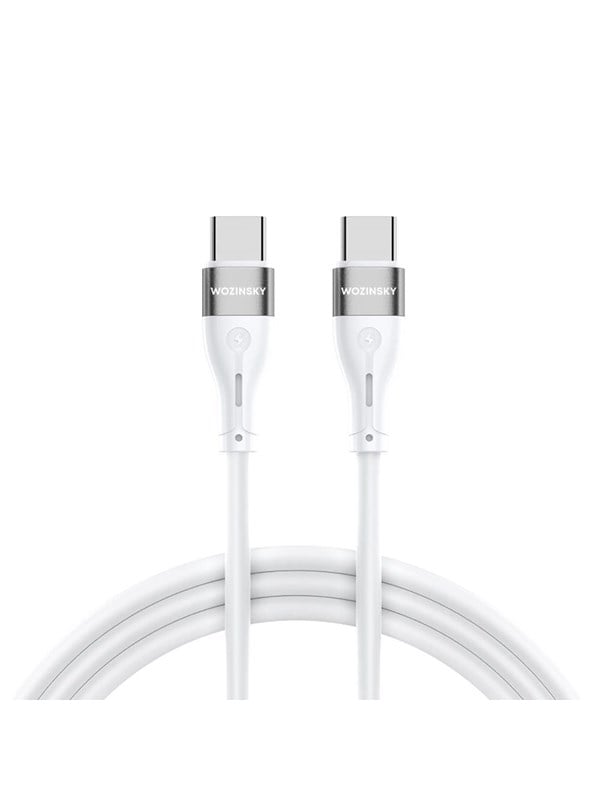 Wozinsky WSTCC2 USB-C / USB-C PD 65W 2 m Cable - White