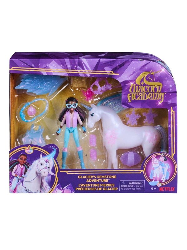 Unicorn Academy - Glacier's Gemstone Adventure - Educatieve Avonturenspel