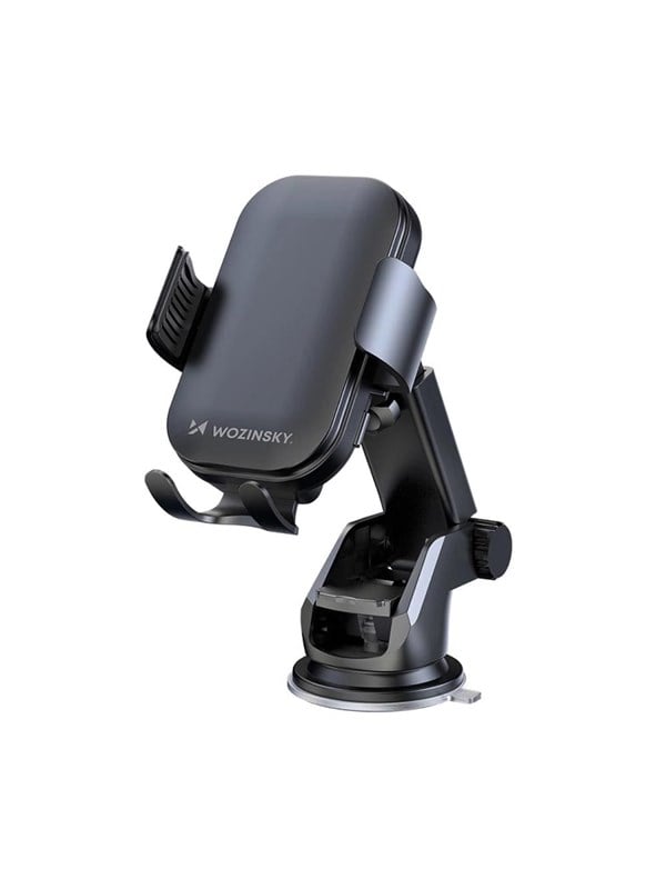 Wozinsky WUMID Phone Holder with Inductive Charger 15W for Car Dashboard - Black