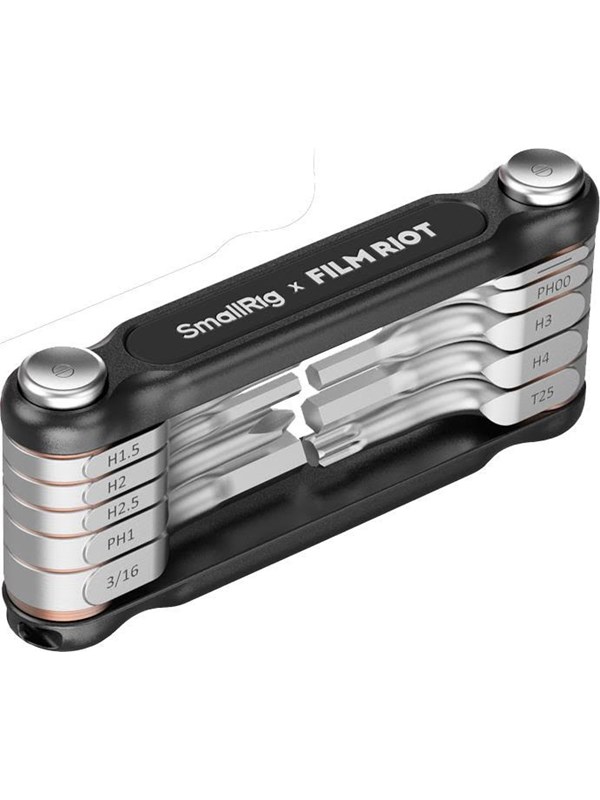 SmallRig 4375 x FILM RIOT 10-in-1 Folding Wrench Set with Multiple Angle Positioning Black