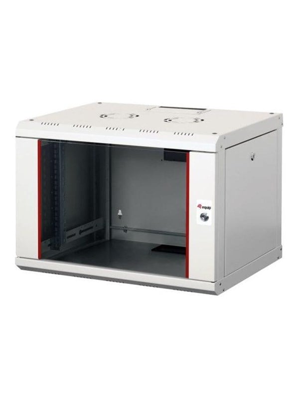 Equip Pro Mount - rack - 600x450 mm with glass door removable and lockable panels assembled - 7U