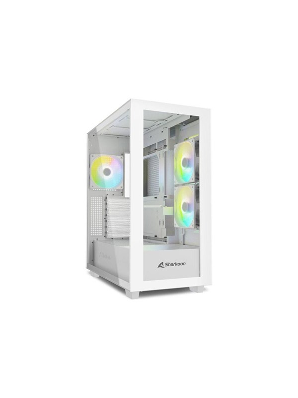 Sharkoon Rebel C60 RGB - Case - Tower - Wit
