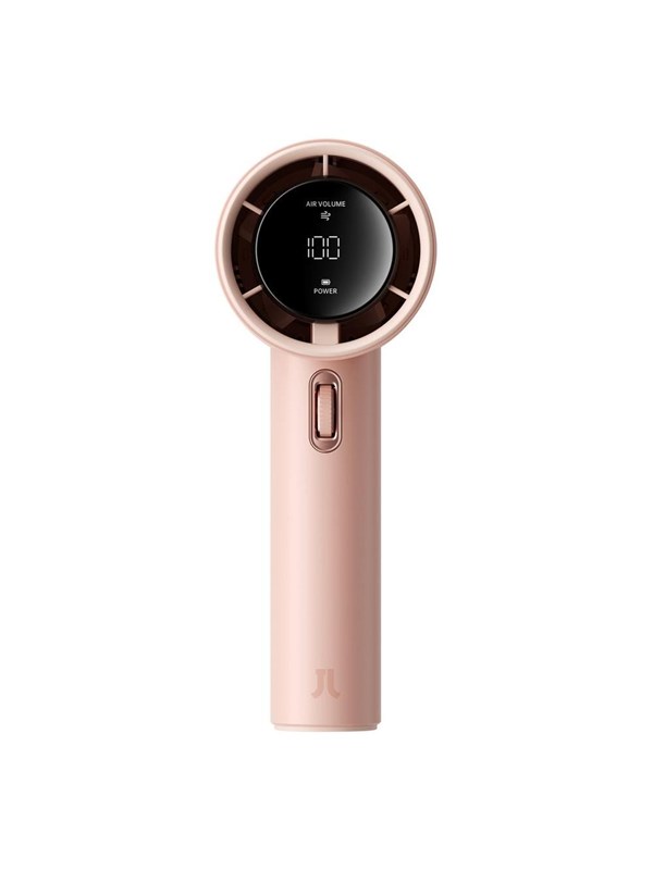 JISULIFE Turbo Handheld Fan Pro1, Mini-ventilator met instelbare snelheid (1-100), Oplaadbare batterij van 3600 mAh, Digitaal display, Draagbaar -
