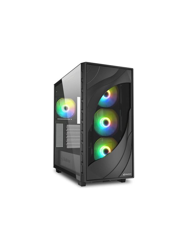 Sharkoon Rebel C80G RGB - Case - Tower - Zwart