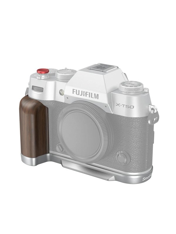 SmallRig 4735 Wooden L-Shape Grip for Fujifilm X-T50 Silver
