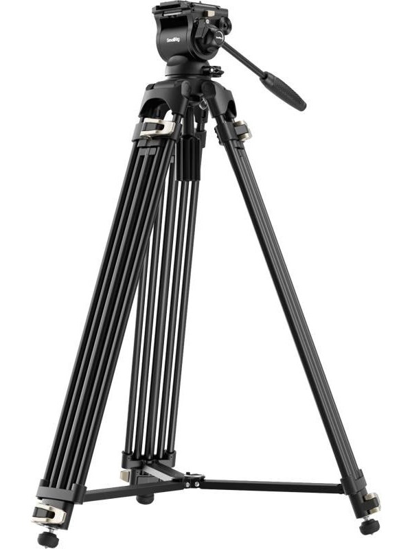 SmallRig 4686 Heavy-Duty Fluid Head Video Tripod Kit AD-01S