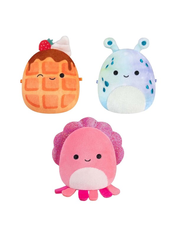 Squishmallows Micromallows 3-Pack Auggie, Weaver, Zinx Poppetjes en figuren