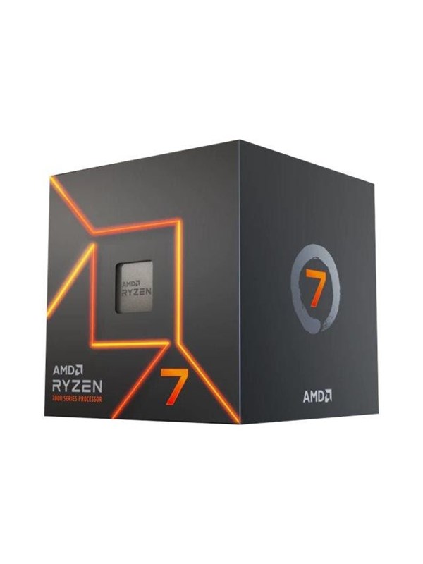 AMD Ryzen 7 7700 / 3.8 GHz processor - Box CPU - 8 kernen - 3.8 GHz - AMD AM5 - AMD Boxed (met koeler)