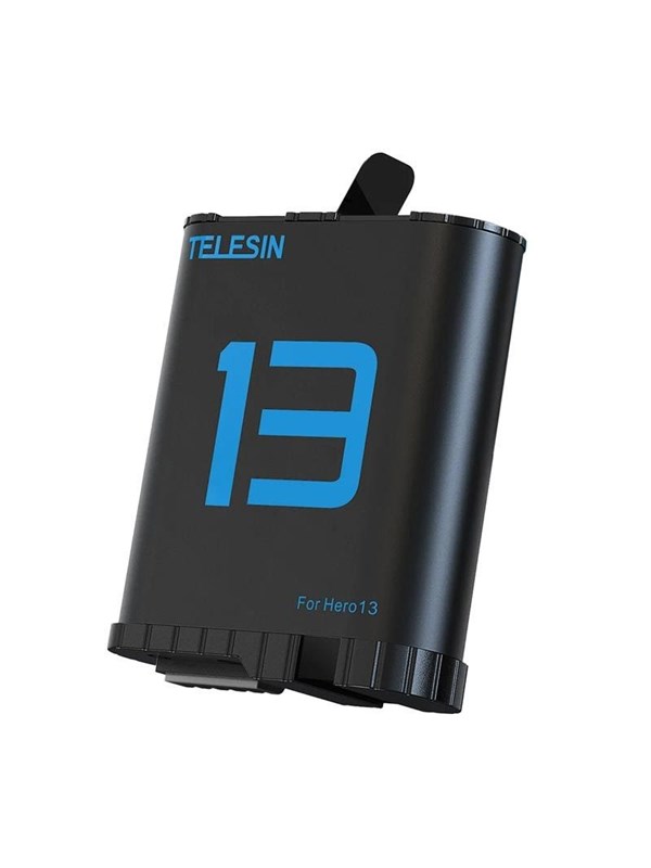 Telesin Batterij voor GoPro HERO13 Black - 1750 mAh - Koubestendig tot -20°C - Snelladen