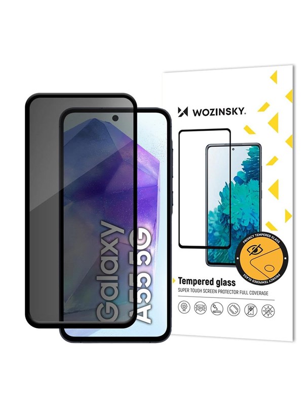 Wozinsky Privacy Glass Tempered Glass for Samsung Galaxy A16 / A16 5G with Anti Spy Filter Privacy