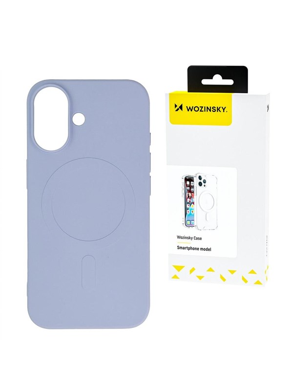 Wozinsky Liquid Silicone MagSafe Case for Samsung Galaxy S25 Ultra - Purple