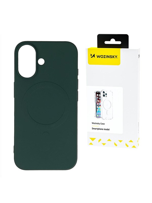 Wozinsky Liquid Silicone MagSafe Case for Samsung Galaxy S25 Ultra - Green