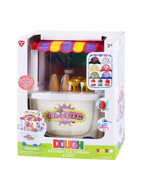 Playgo klei speelset IJswagen - creatieve kleipotjes voor kinderen.