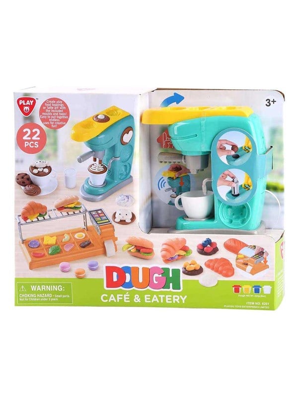 Playgo klei speelset lunchroom - creatieve kleipotjes voor kinderen.