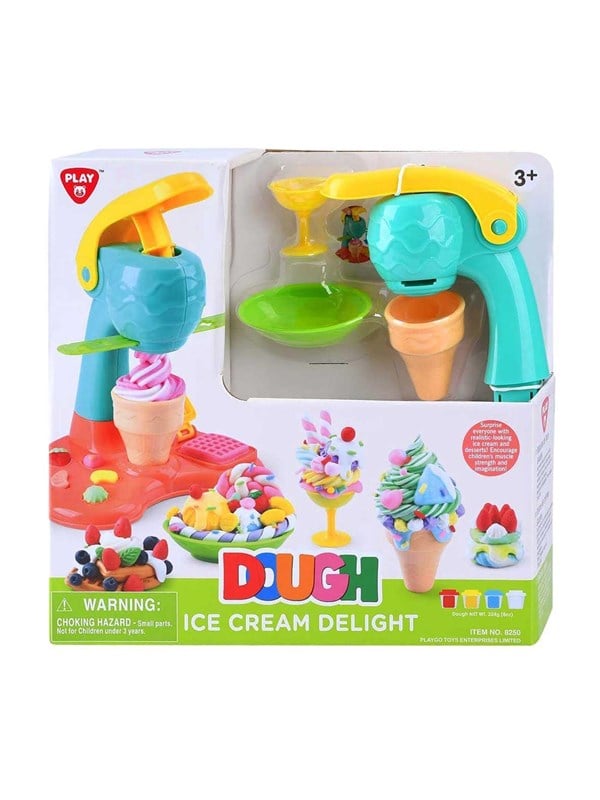 Playgo Delicious Ice Cream Clay Set - 4 Clay Pots