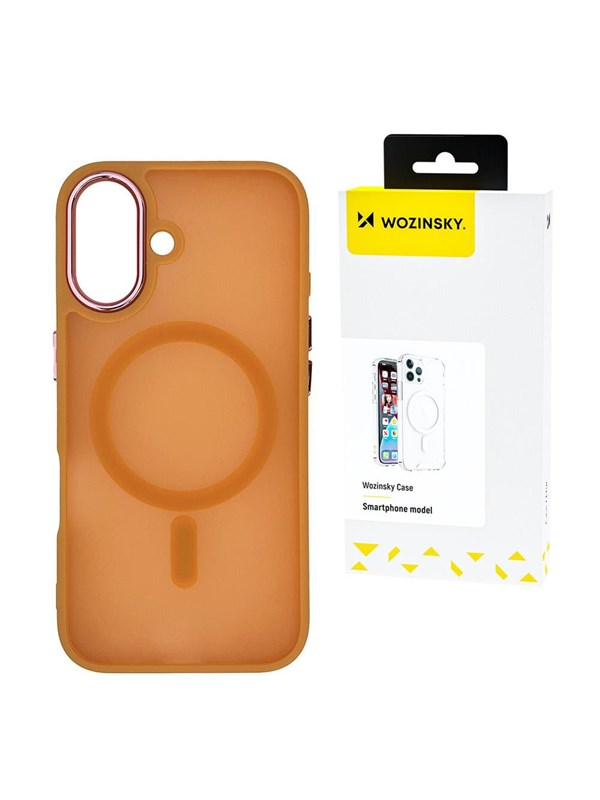 Wozinsky Fashion MagSafe Case for Samsung Galaxy S25+ - Orange