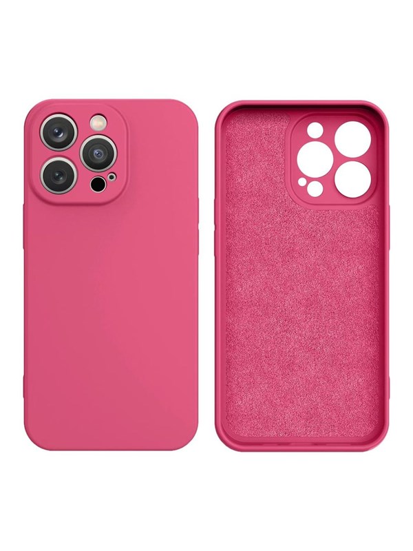 Hurtel Silicone Case iPhone 14 Plus Silicone Case Fuchsia