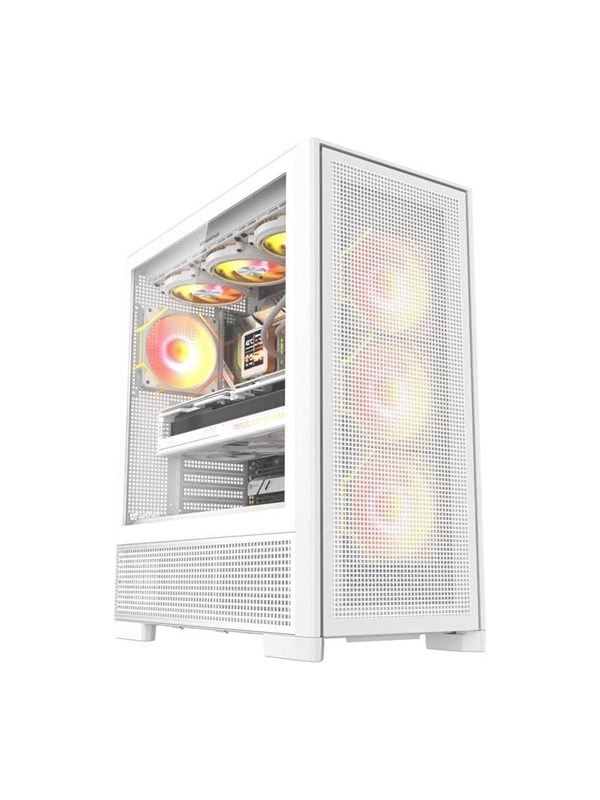 Darkflash AIRNOVA Computer Case with 3 Fans - Case - Wit