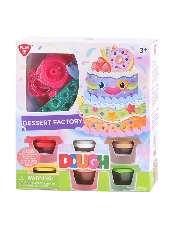Playgo Dessert Clay Set - 6 Clay Pots