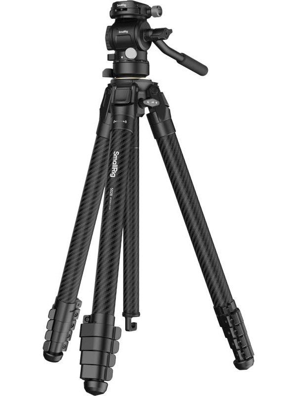 SmallRig 5028 Portable Carbon Fiber Travel Tripod Kit