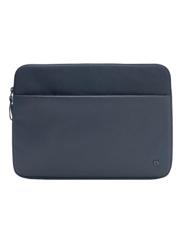 Incase A.R.C. Sleeve MacBook Pro/Air/Neo 13/14 – Gewatteerde Laptopbescherming met Imitatiebont Voering – Slijtvast en Schimmelbestendig – Waterbestendige 100% Gerecycled Polyester Buitenkant - Blauw