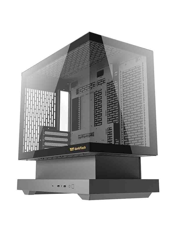 Darkflash F1 Computer Case with 6 ARGB Fans - Case - Zwart