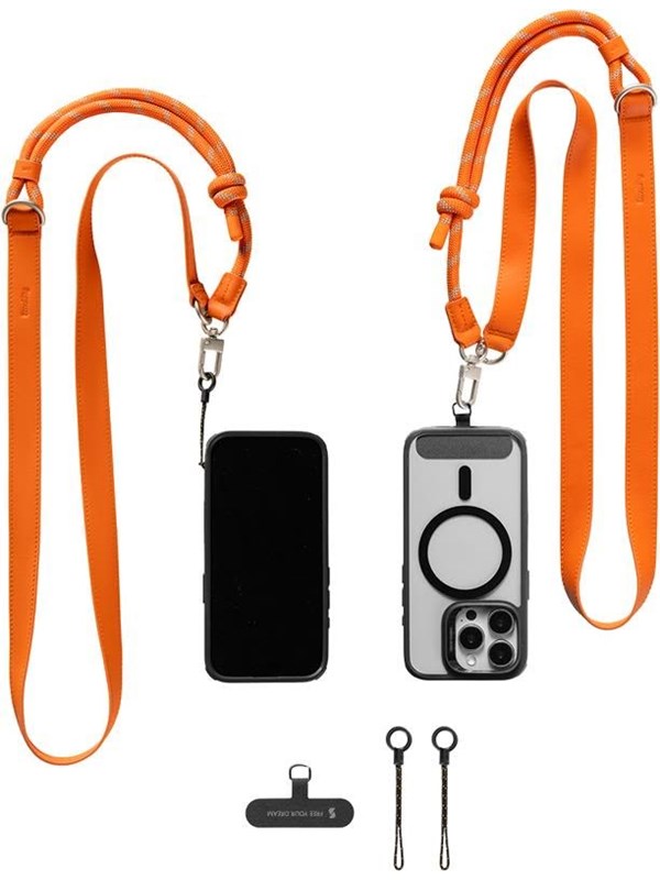 SmallRig 5300 FilMov Phone Shoulder Strap Orange