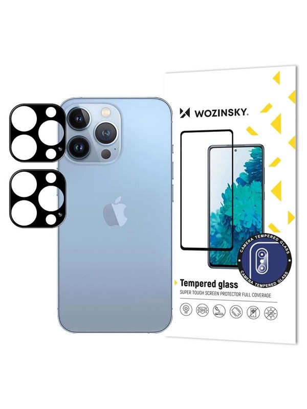 Wozinsky Full Camera Glass for iPhone Air Set of 2 - Black