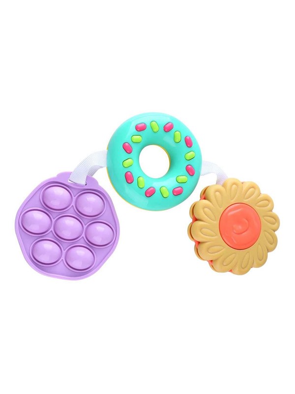 Playgo Sensorisch Speelgoed Bloem en Donut en Pop-it - 3dlg.