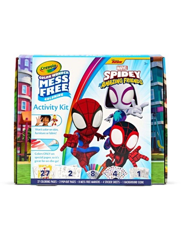 Crayola kleurset Color Wonder Spidey - creatieve knutselset voor kinderen.