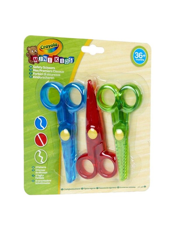 Crayola - Mini Kids - Hobbyschaar - Veilige Kinderschaar -3 Stuks