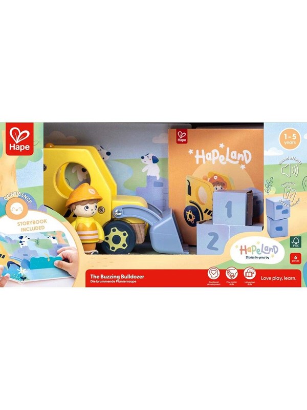Hape The Buzzing Bulldozer With Sound
