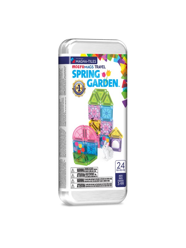 MAGNA-TILES 264024SGCDU MAGNA - TILES® microMAGS Spring Garden 24 - Stuks Reisset