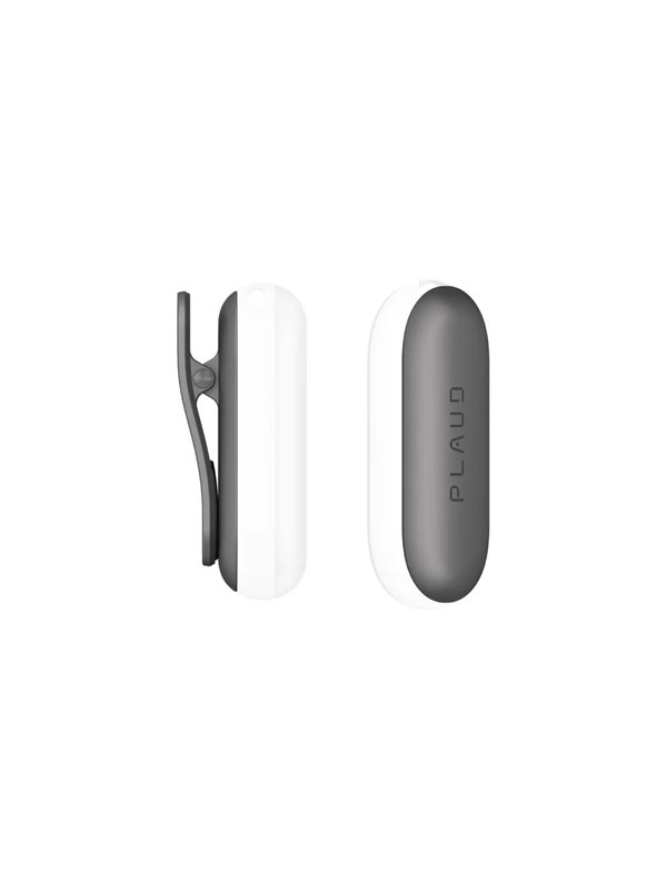 PLAUD NotePin Clip and Magnetic Pin - Cosmic Grey