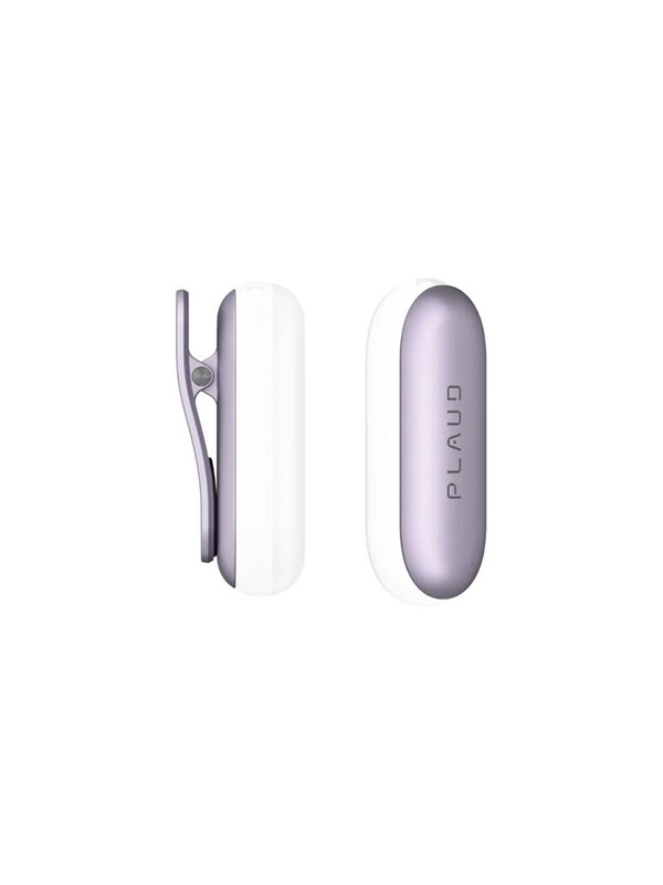 PLAUD NotePin Clip and Magnetic Pin - Sunset Purple