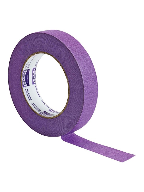 Colorations afplaktape paars 2,5 cm knutselmateriaal tape.
