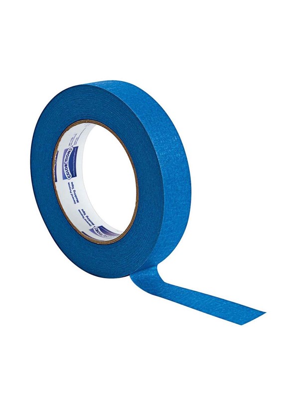 Colorations afplaktape donkerblauw 2,5 cm knutselmateriaal tape.